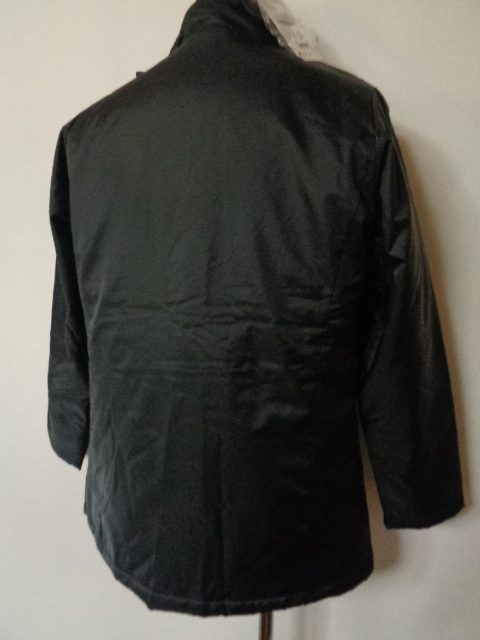 unused adidas cotton inside jacket half coat nylon 160 black 