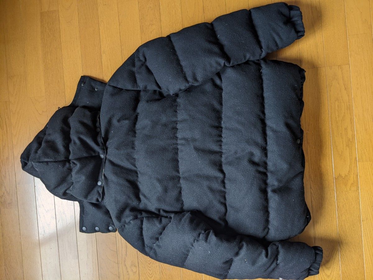 Ys ヨウジヤマモト　モンクレール　コラボ　ダウンジャケット　ウール　羽毛　黒色　ブラック　4 XL MONCLER