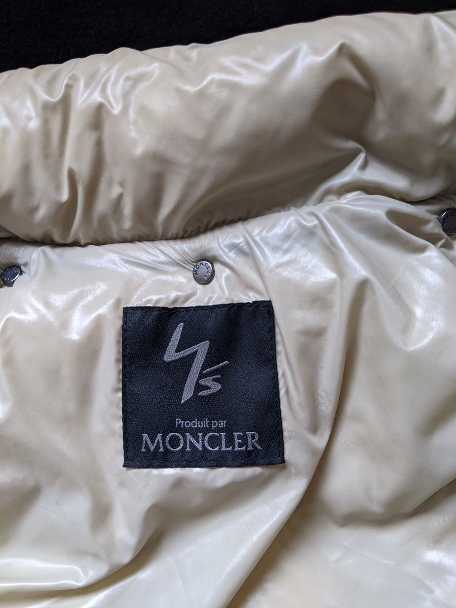 Ys ヨウジヤマモト　モンクレール　コラボ　ダウンジャケット　ウール　羽毛　黒色　ブラック　4 XL MONCLER