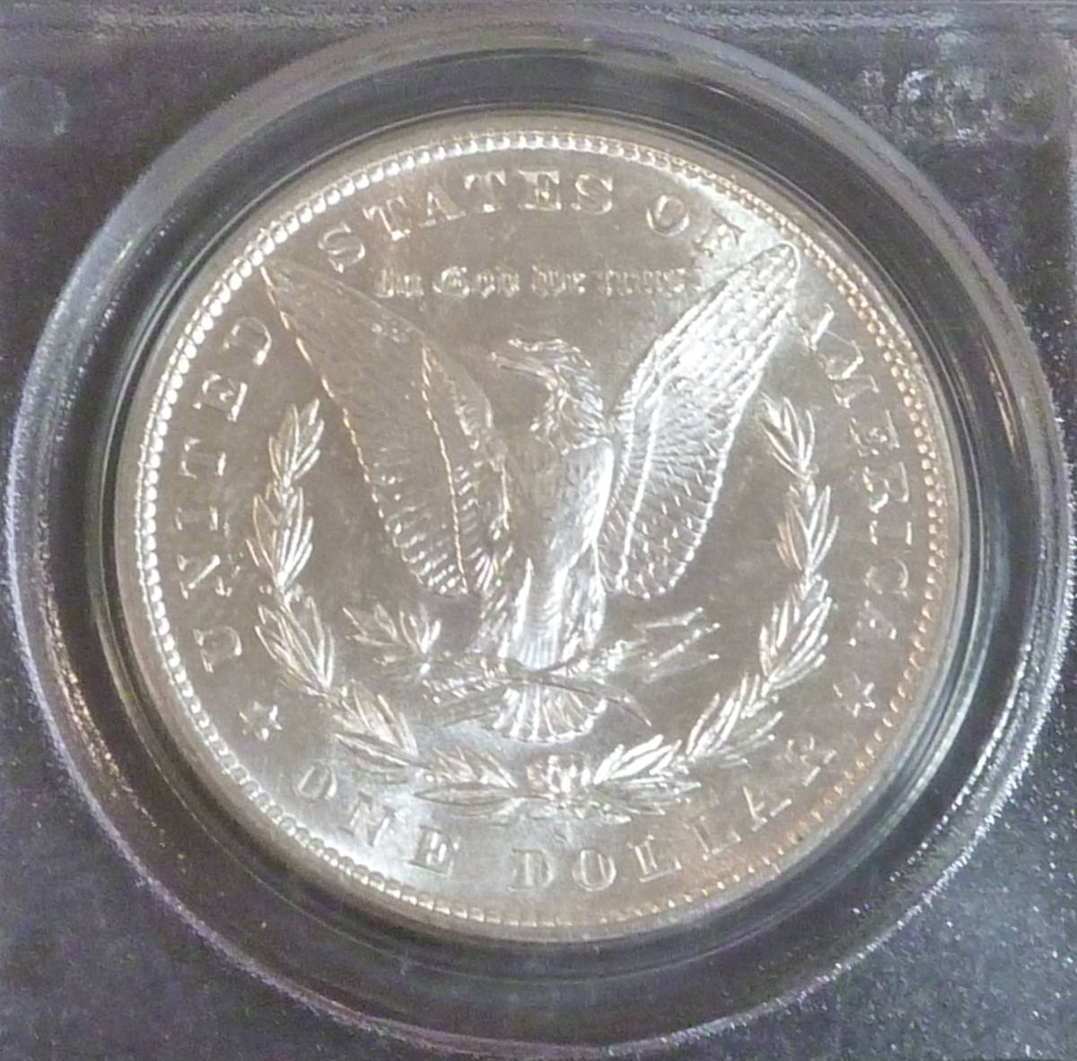 ☆★アメリカ 1$ イーグル銀貨 1881 年PCGS MS63★☆_画像4