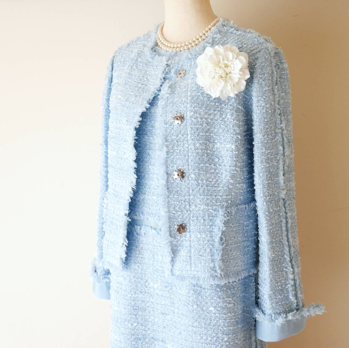 38-40LANVIN COLLECTIONワンピーススーツランバンコレクション | tspea.org