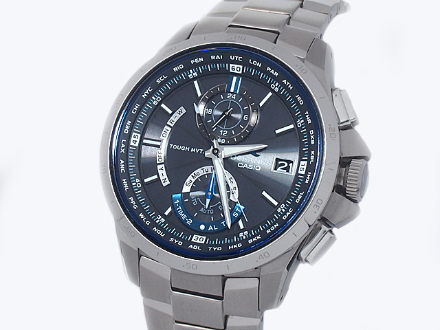 富士屋◆カシオ CASIO オシアナス OCW-T1000-1AJF メンズ ソーラー電波 腕時計