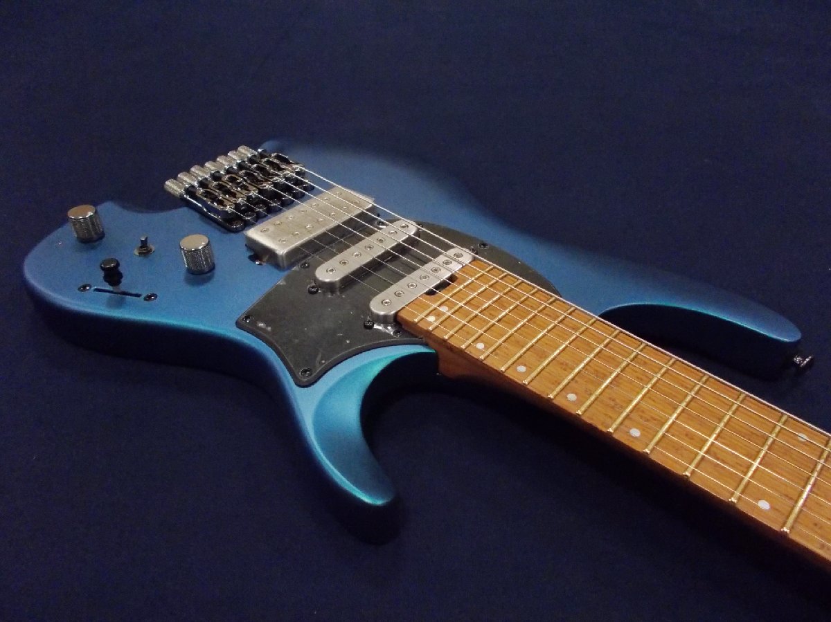 Ibanez Q547-BMM Blue Chameleon Metallic Matte アイバニーズ ヘッドレス・ギター 7弦_画像10