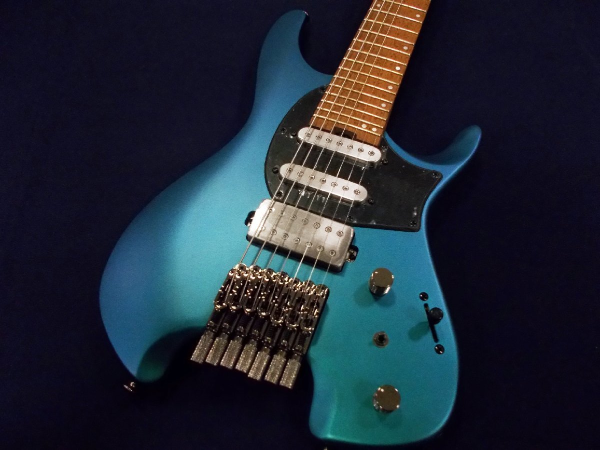 Ibanez Q547-BMM Blue Chameleon Metallic Matte アイバニーズ ヘッドレス・ギター 7弦_画像1