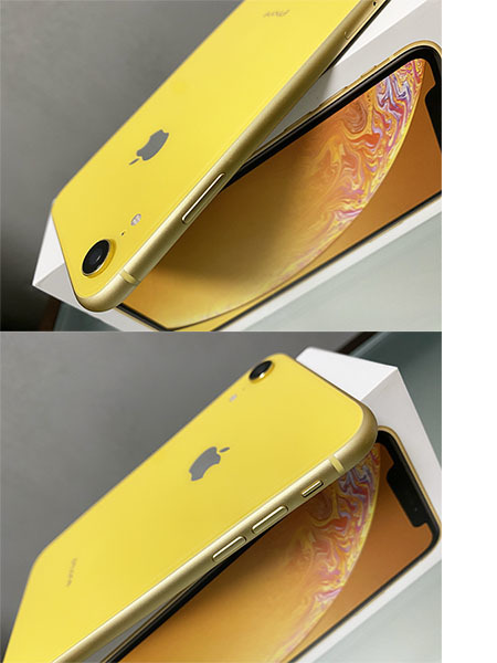 【超美品】Apple iPhone XR 128GB イエロー SIMフリー 付属品付 液晶保護フィルム 本体ケース付