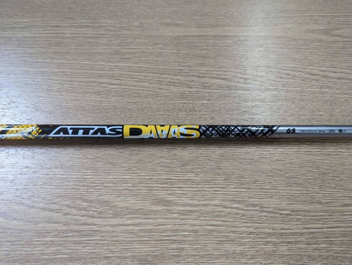 テーラーメイドスリーブ付き ATTAS DAAAS 6S ドライバー用 アッタス 12 スポーツ、レジャー スポーツ別 シャフト