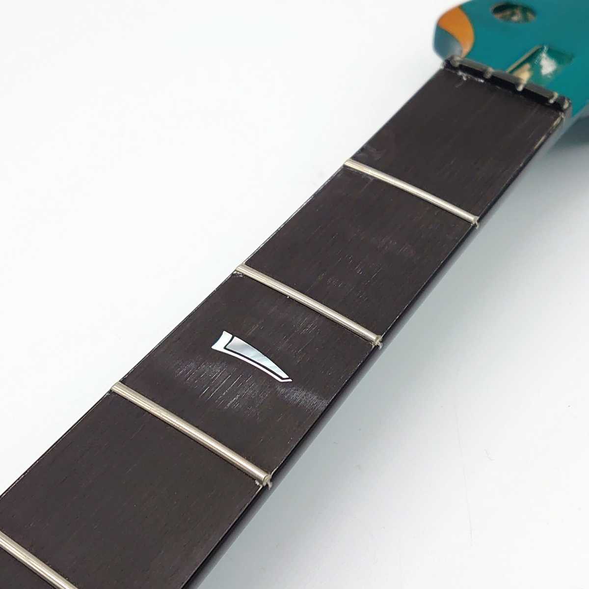 AKAI Akai Akai electro- machine Nineteen Ninetyseven SB-411 4 string electric bass neck parts green musical instruments music Vintage that time thing tp-23x50