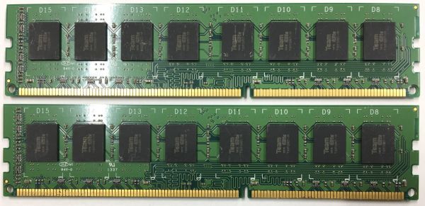 【8GB×2枚セット】Team DDR3-1866(PC3-14900) 2R×8 計16GB 中古メモリー デスクトップ用 DDR3 即決 動作保証【送料無料】_画像2