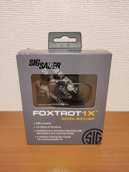 ヤフオク! - SIG SAUER シグザウワー FOXTROT1X ブラ...
