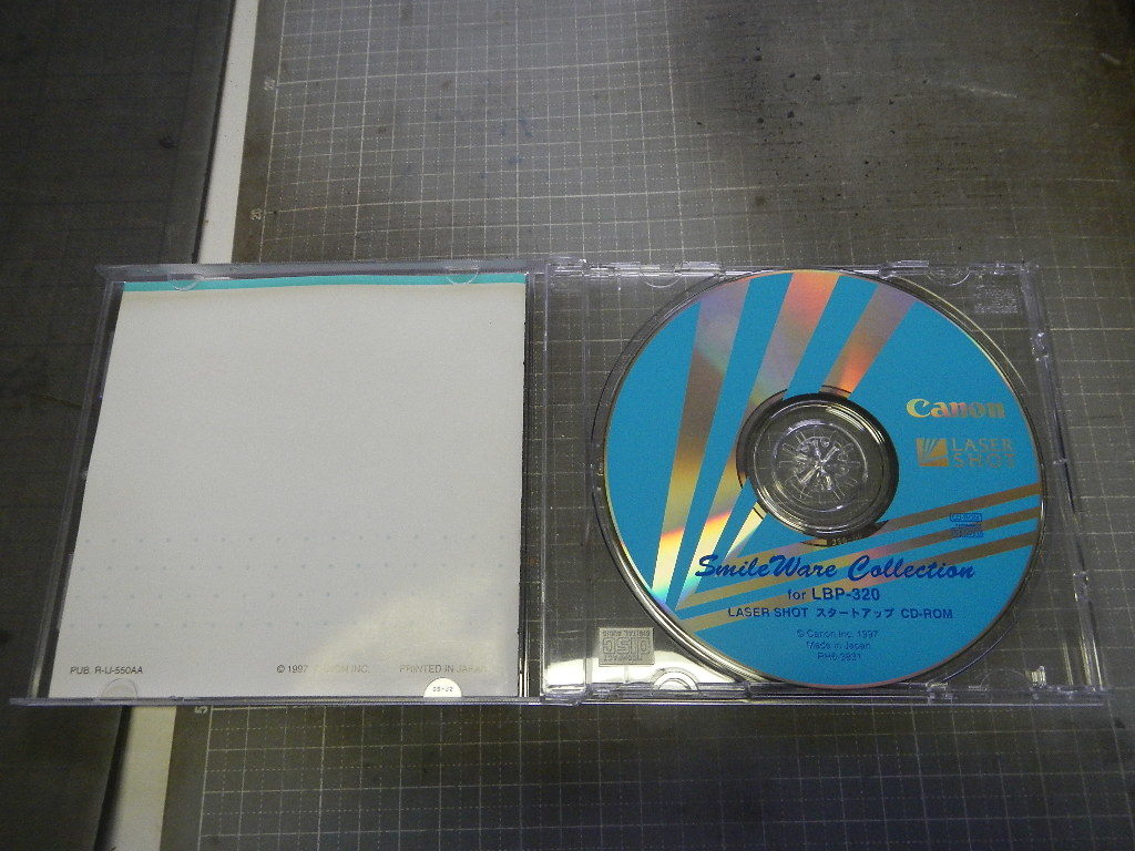 キャノン　レーザープリンター　ＬＢＰー３２０　スタートアップ　CD-ROM_画像3