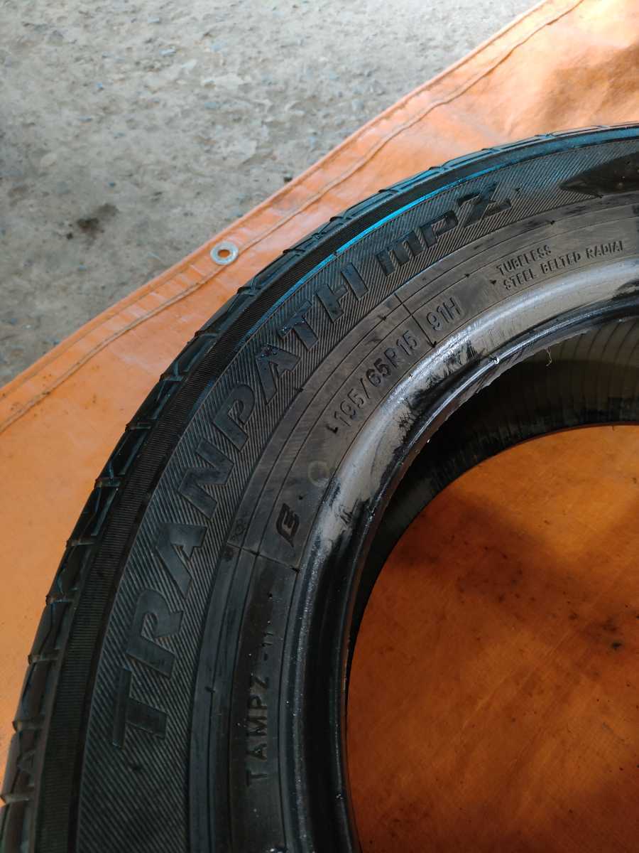 TOYO TRANPATH mpZ 195/65R15 ノーマルタイヤ4本セット_画像4