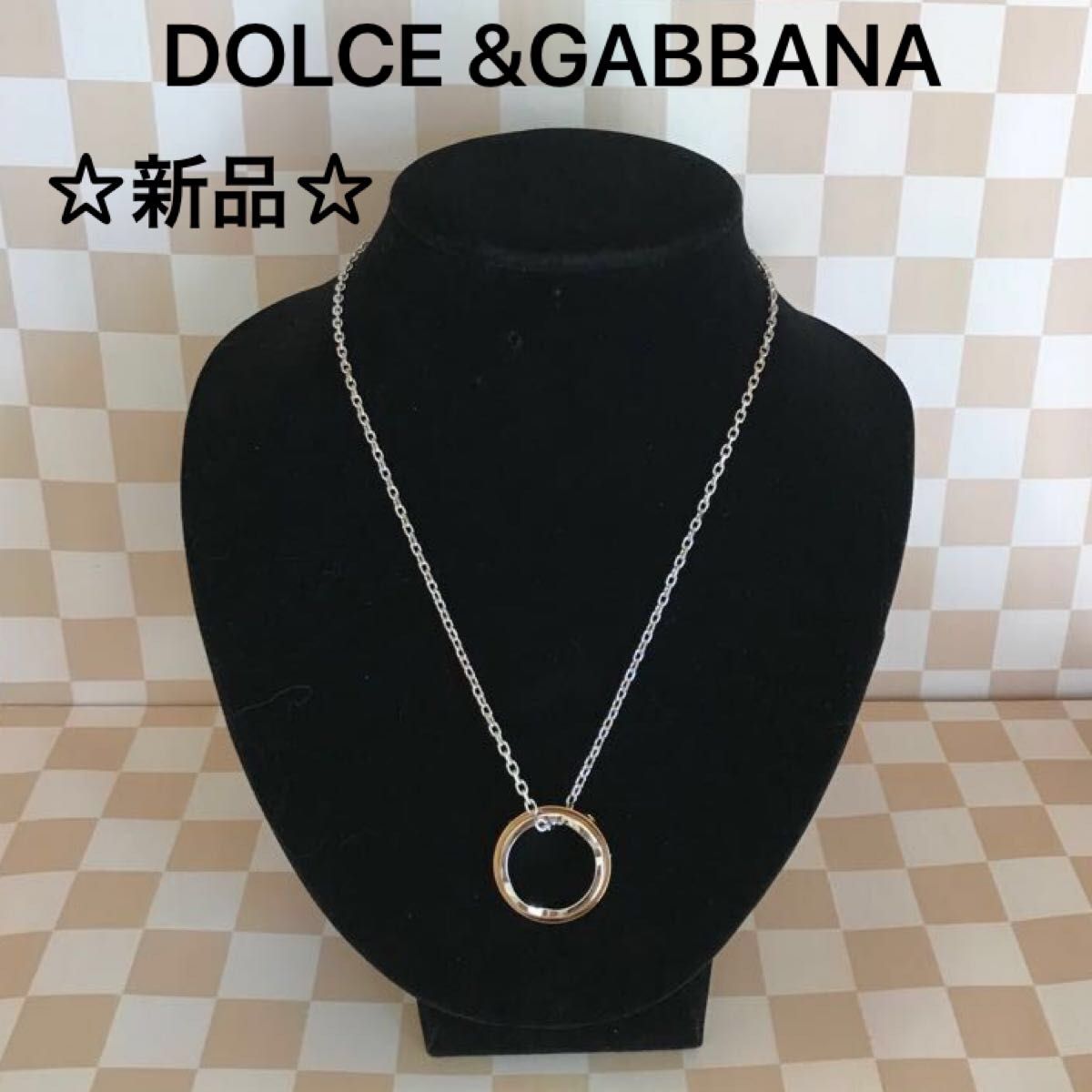 新品 DOLCE&GABBANA ドルチェ&ガッバーナ シルバー×ゴールド 新品 DOLCE&GABBANA ドルチェ&ガッバーナ シルバー×ゴールド