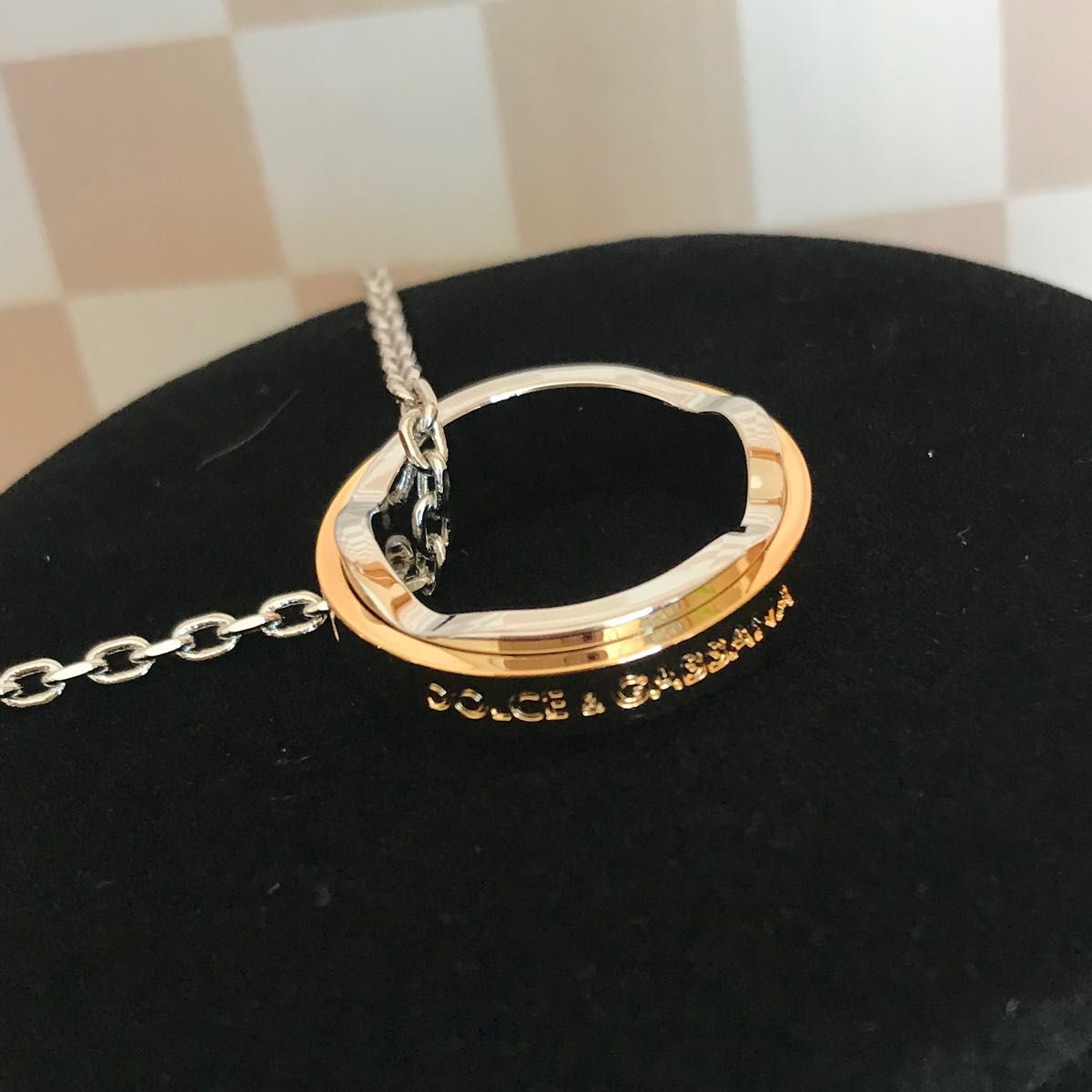 新品 DOLCE&GABBANA ドルチェ&ガッバーナ シルバー×ゴールド 新品 DOLCE&GABBANA ドルチェ&ガッバーナ シルバー×ゴールド