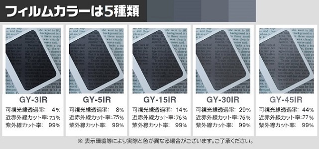 GY-5IR　運転席・助手席　インテグラ　DB6・DB7・DB8・DB9　４ドア カット済みカーフィルム　ハードコート_画像2