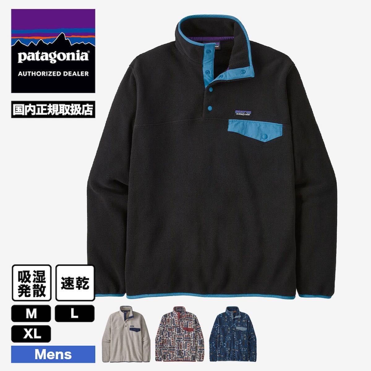 新品未使用patagoniaパタゴニアシンチラ・スナップTノースフェイス