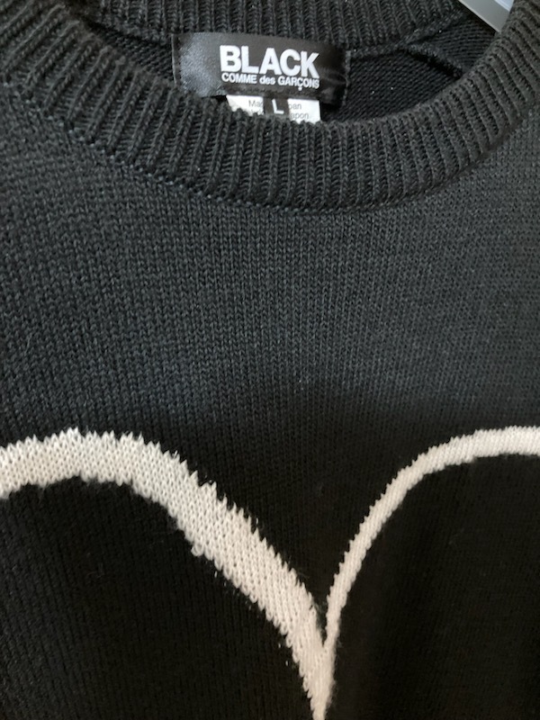 BLACK COMME des GARCONS 22AW オーバーサイズ ニット セーター