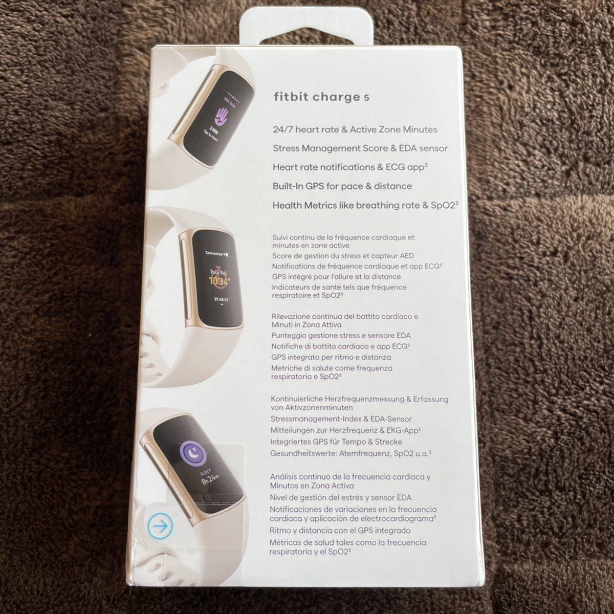 新品未開封】Fitbit charge 5 ルナホワイト\ソフトゴールド｜Yahoo