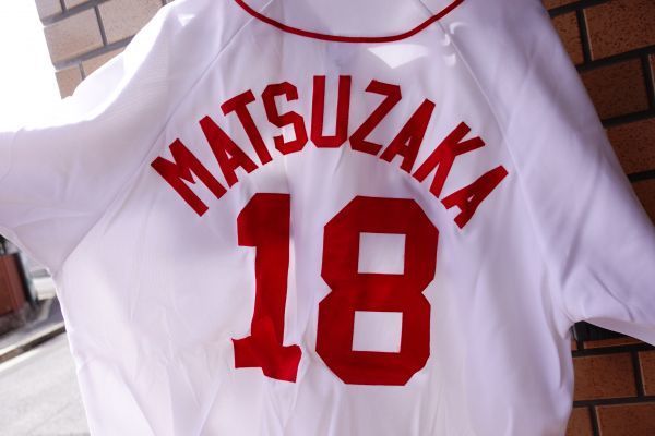 【奇跡の在庫品】松坂大輔応援パック新品ボストンレッドソックスmatsuzaka boston REDSOX ユニフォーム　Tシャツ　帽子 収納袋　サイズM_画像2