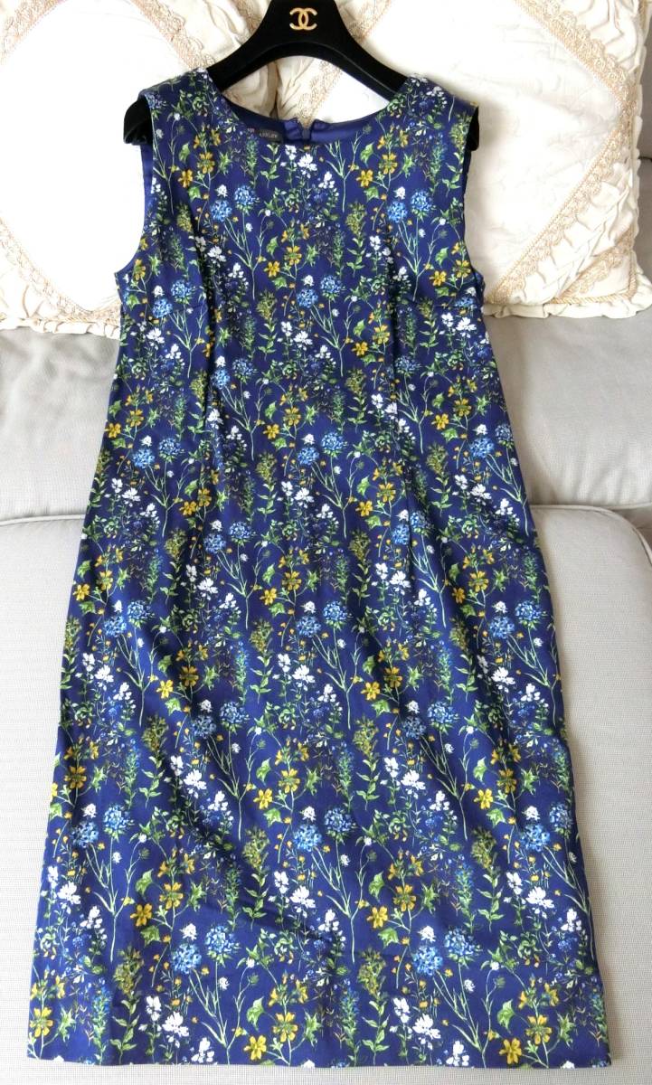 【大きいサイズ】Laura Ashley ローラアシュレイ◆ 小花柄 ワンピース◆１３号 (UK1４）_画像1