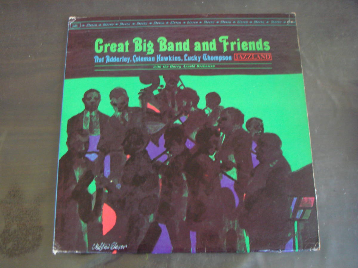US盤　GREAT　BIG　BAND　and　FRIENDS　NAT　ADDERLEY　COLEMAN　HAWKINS　LUCKY　THOMPSON　TOOTS　THIELEMANS　BENNY　BAILEY　_画像1
