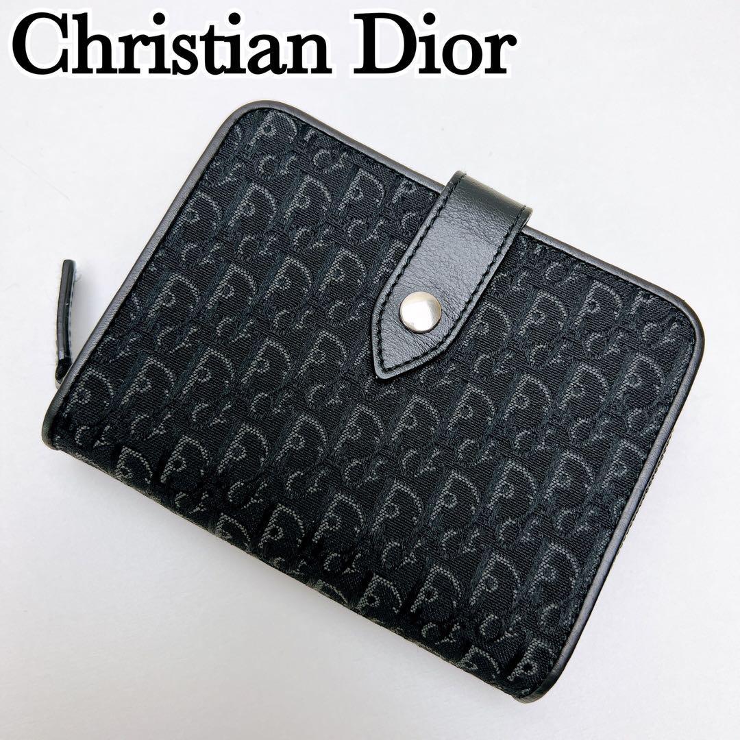 極美品 Christian Dior クリスチャン ディオール 財布 折り財布