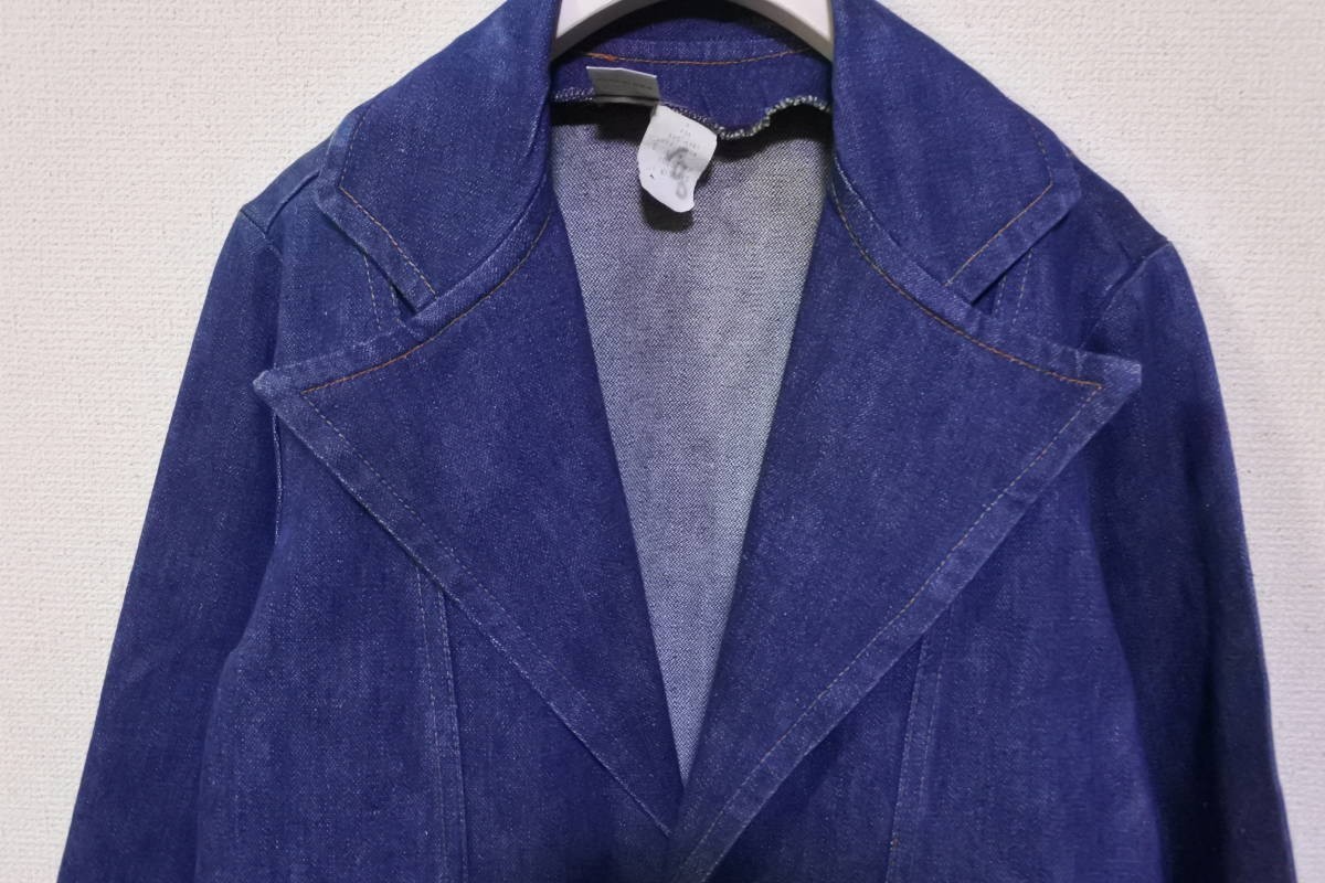 80\'s Wrangler Wrangler Denim tailored jacket lady's size L USA made Vintage 