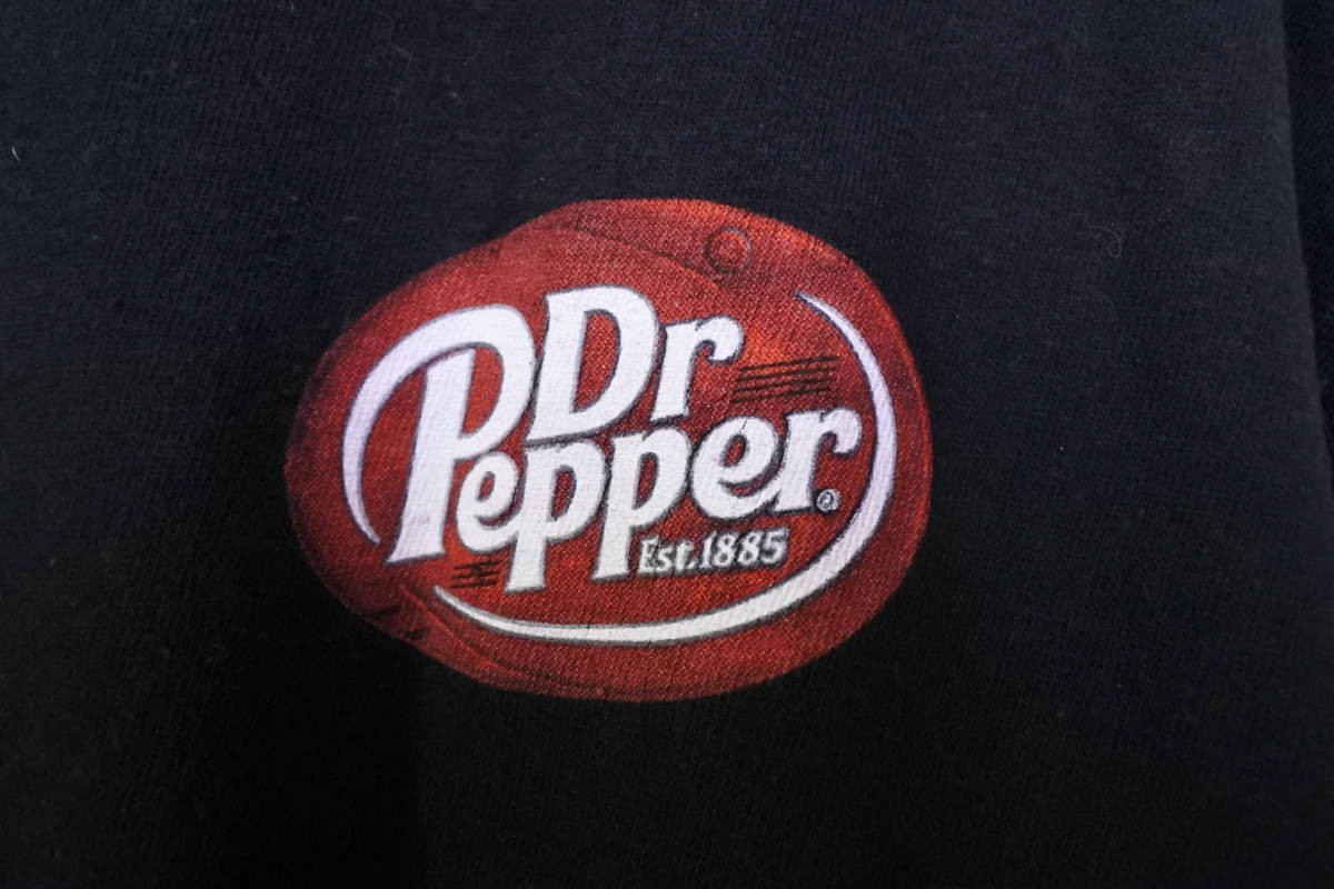 MARVEL IRON MAN 2 Dr Pepper Tee size M マーベル アイアンマン ドクターペッパー Tシャツ ブラック_画像3