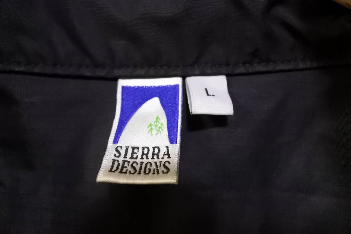SIERRA DESIGNS シエラデザイン マウンテンパーカー ジャケット size L ブルー×ブラック 台湾製_画像6