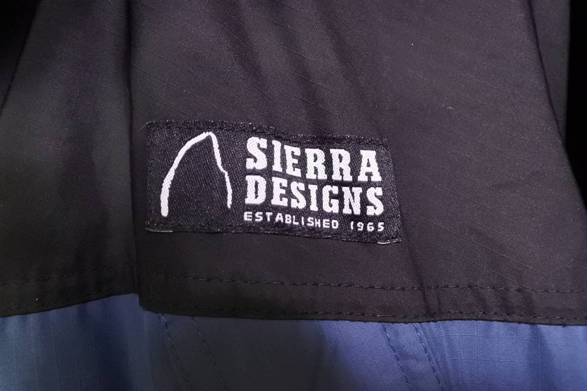 SIERRA DESIGNS シエラデザイン マウンテンパーカー ジャケット size L ブルー×ブラック 台湾製_画像3