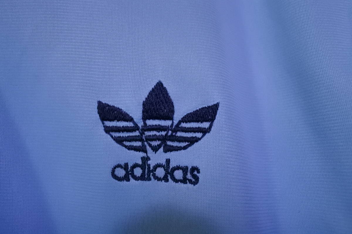 70's adidas VENTEX ATP トラックジャケット ジャージ size M-L フランス製 ブルーツートン ビンテージ_画像4