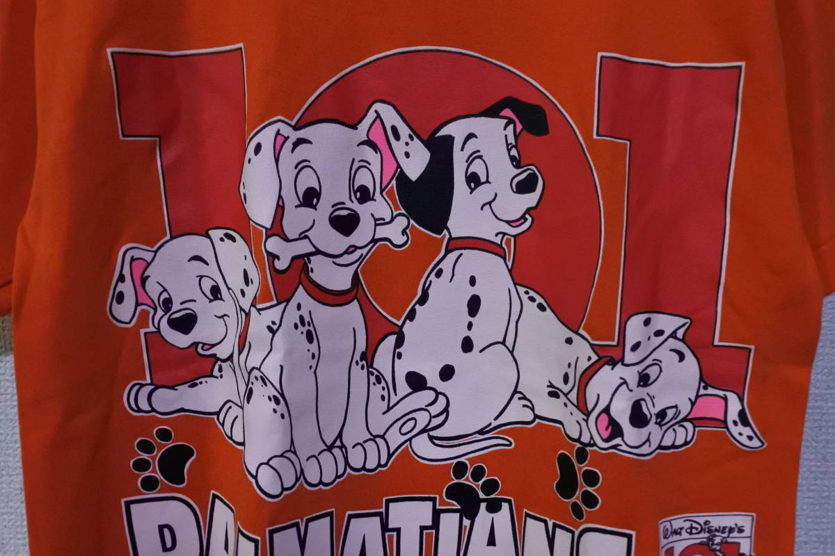 90's WALT DISNEY 101 DALMATIANS Vintage Tee size XS USA製 ディズニー 101匹わんちゃん Tシャツ ビンテージ_画像6