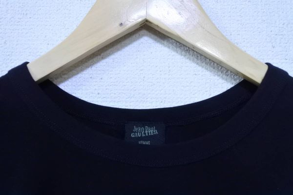 00's Jean Paul GAULTIER HOMME 2000 Print Tee size 48 ジャンポールゴルチエ Tシャツ ブラック アーカイブ_画像3