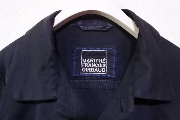 90\'s MARITHE FRANCOIS GIRBAUD Jacket size M товар окраска протершееся место обработка жакет черный 