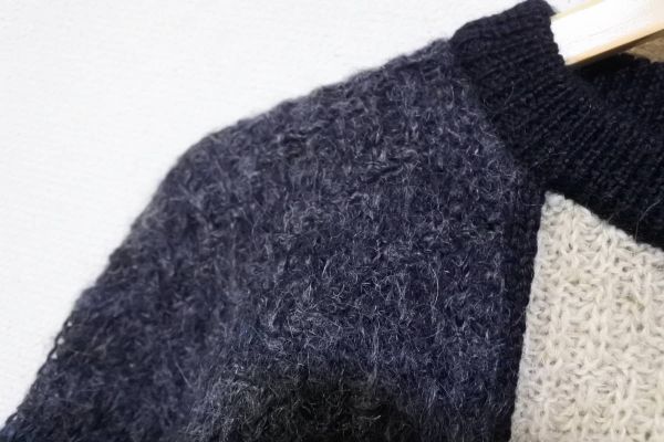 70's-80's GIORGIO ARMANI ジョルジオアルマーニ ウール ニット