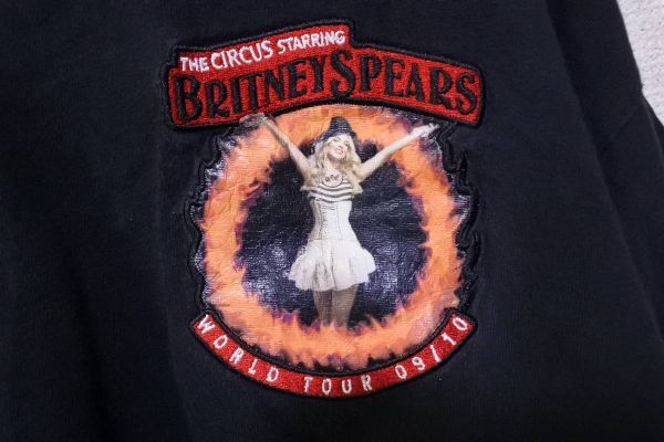 00's Britney Spears Circus WORLD TOUR 2009/2010 L/S Tee size L ブリトニースピアーズ ツアー Tシャツ_画像5