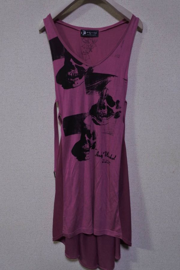 【お1人様1点限り】 レーヨン アンディウォーホル GLAMOOUR HYSTERIC by Warhol Andy ワンピース スカル 日本製 ピンク F size ワンピース(ロング) 【お1人様1点限り】 レーヨン アンディウォーホル GLAMOOUR HYSTERIC by Warhol Andy ワンピース スカル 日本製 ピンク F size ワンピース(ロング)