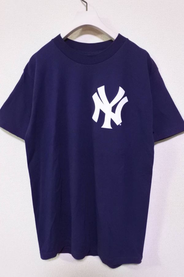 00's MLB NY ニューヨーク ヤンキース 松井秀喜 #55 Tシャツ size M ネイビー メキシコ製の画像1