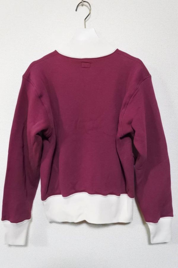 CUSHMAN Cushman sweat size S bordeaux × white USMS