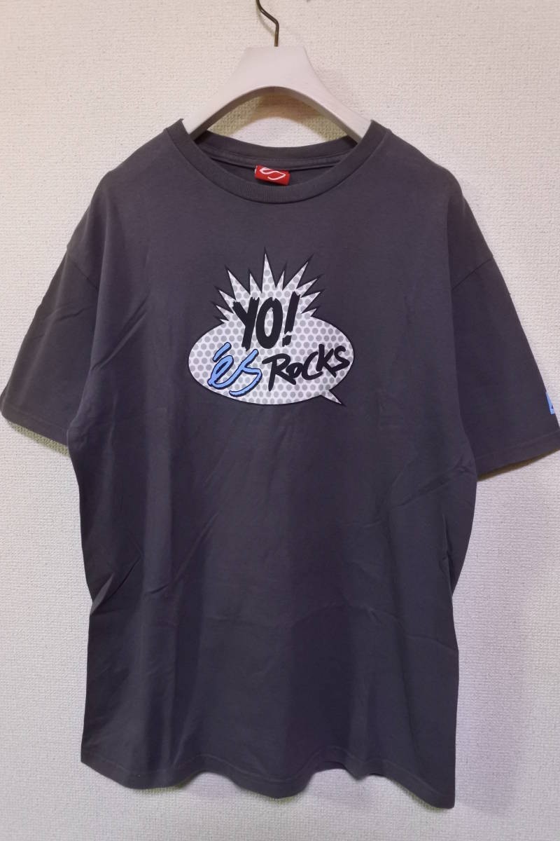 00's es YO! es Rocks Tee size M メキシコ製 MTV パロディ Tシャツ ダークグレー