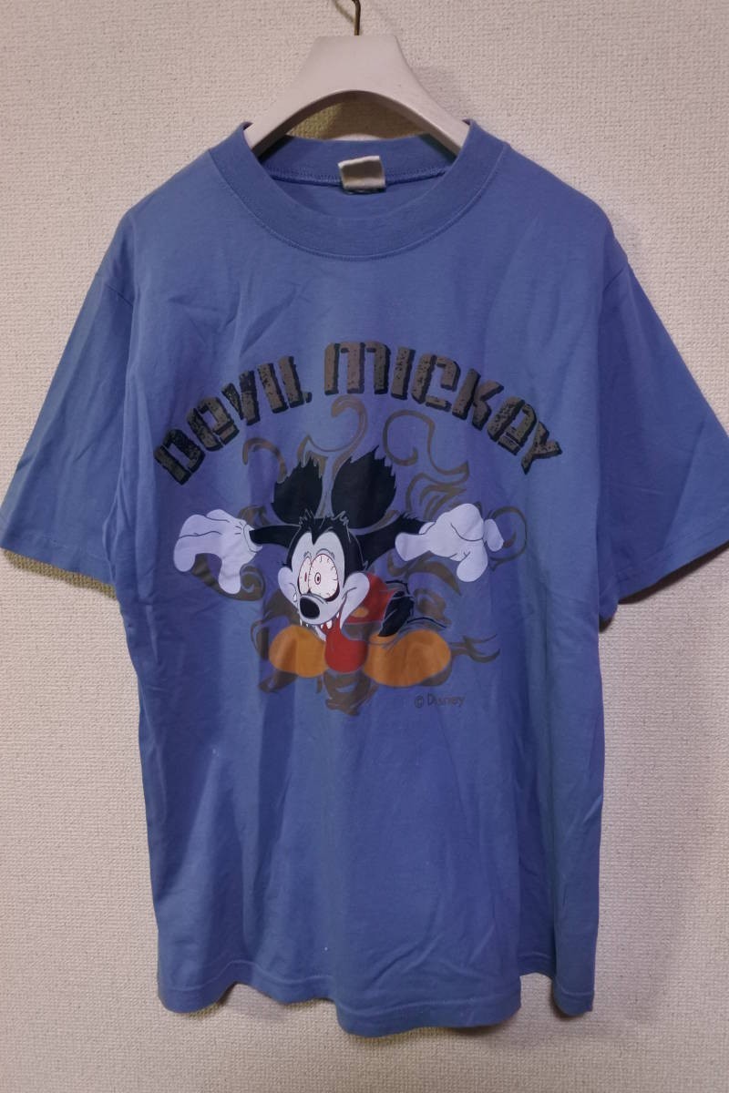 正規品直輸入】 Tee Brain Runaway MICKY DEVIL 00's ディズニー T