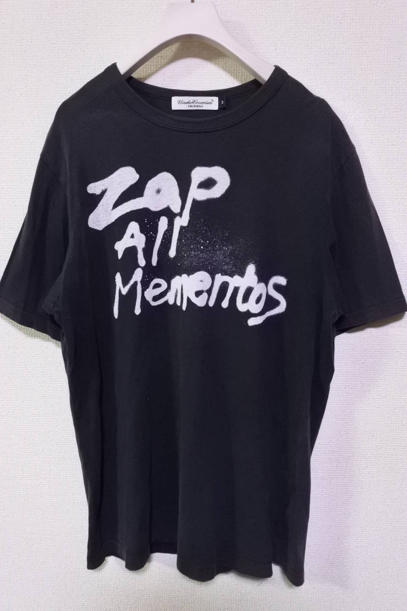 UNDERCOVERISM Zap All Mementos Tee size 3 アンダーカバーイズム Tシャツ ブラック