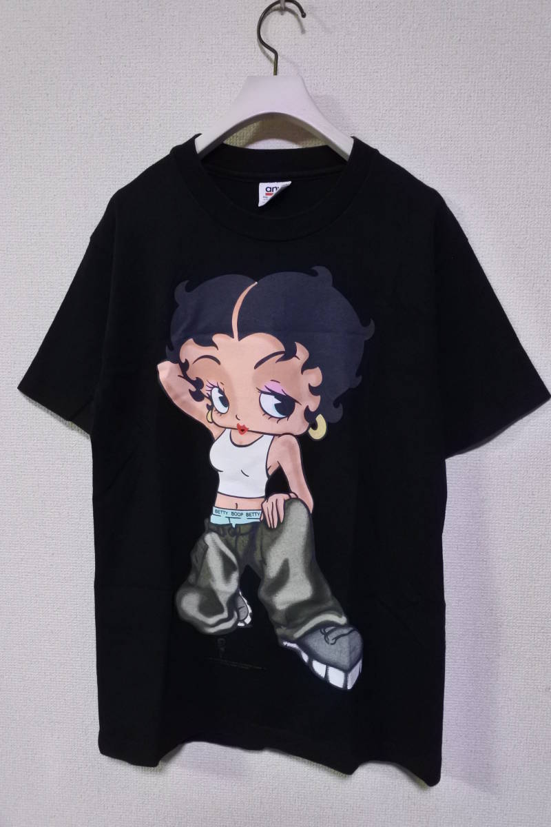 別倉庫からの配送】 90's BETTY ブラック Tシャツ ベティちゃん