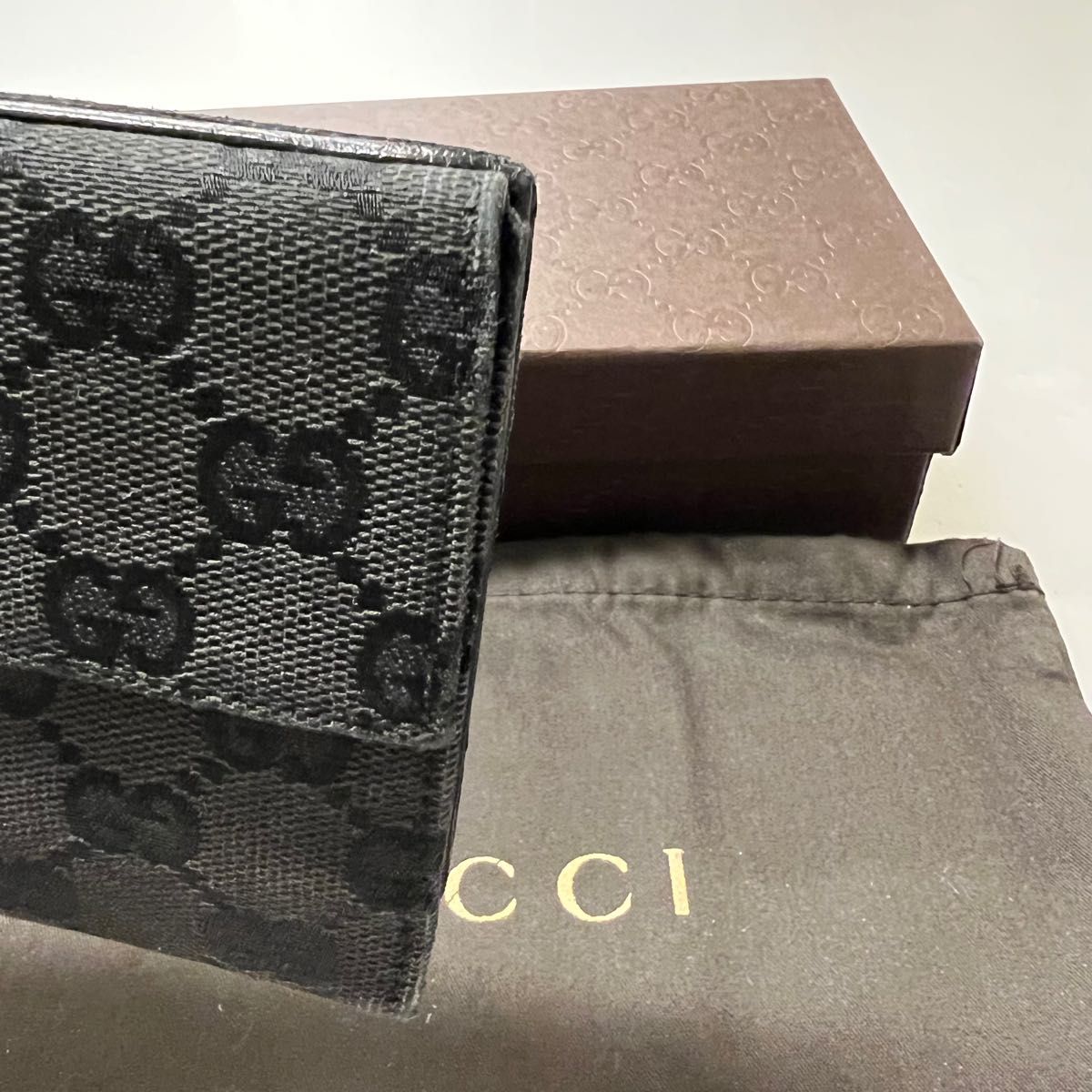 未使用に近い! グッチ GUCCI 財布 長財布 GGキャンバス