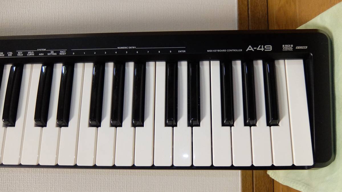 Roland ローランド A-49-BK MIDIキーボードコントローラー 49鍵シンセ