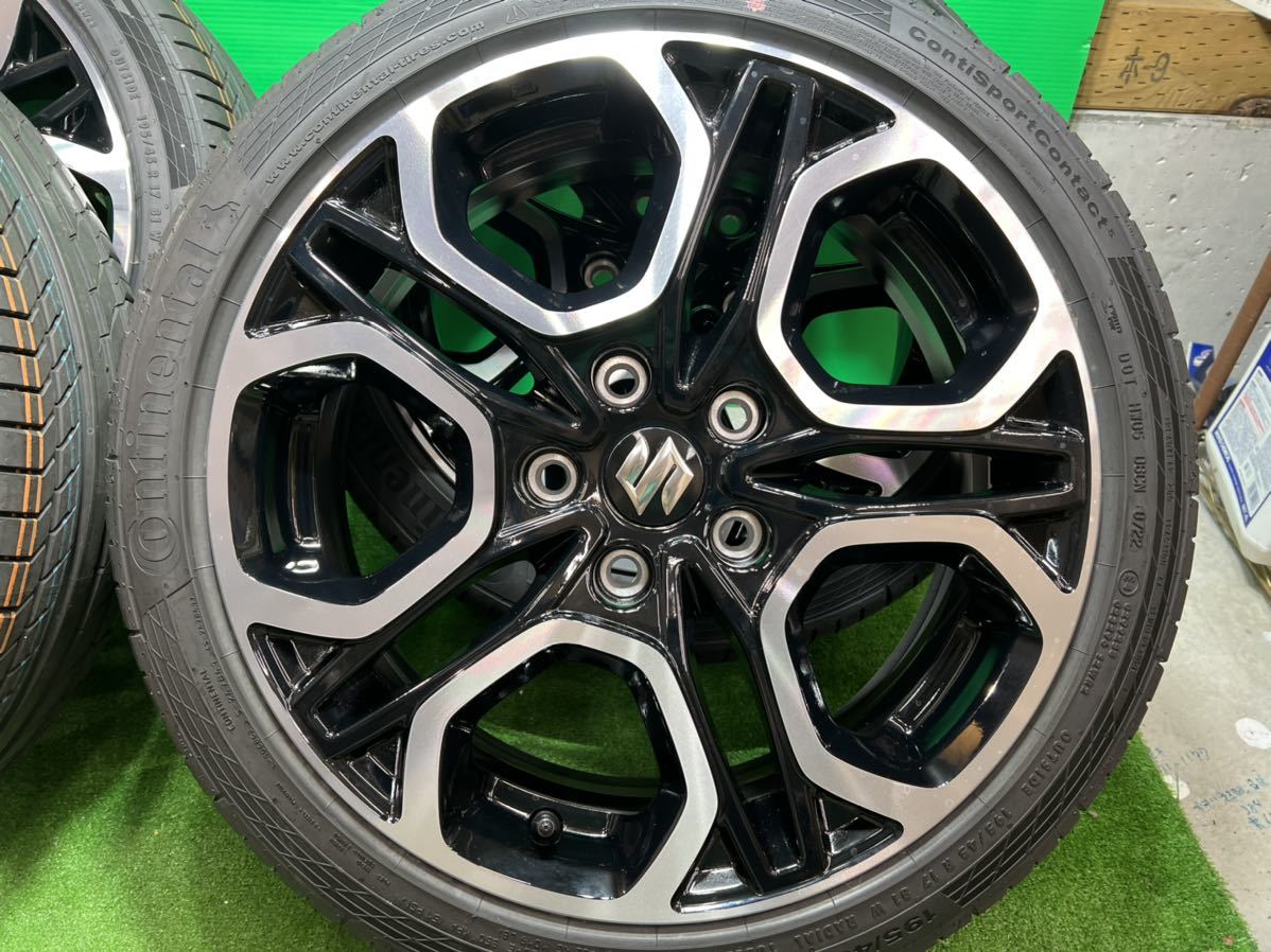 国産】 コンチネンタルタイヤ 195/45R17 114.3 タイヤホイールセット