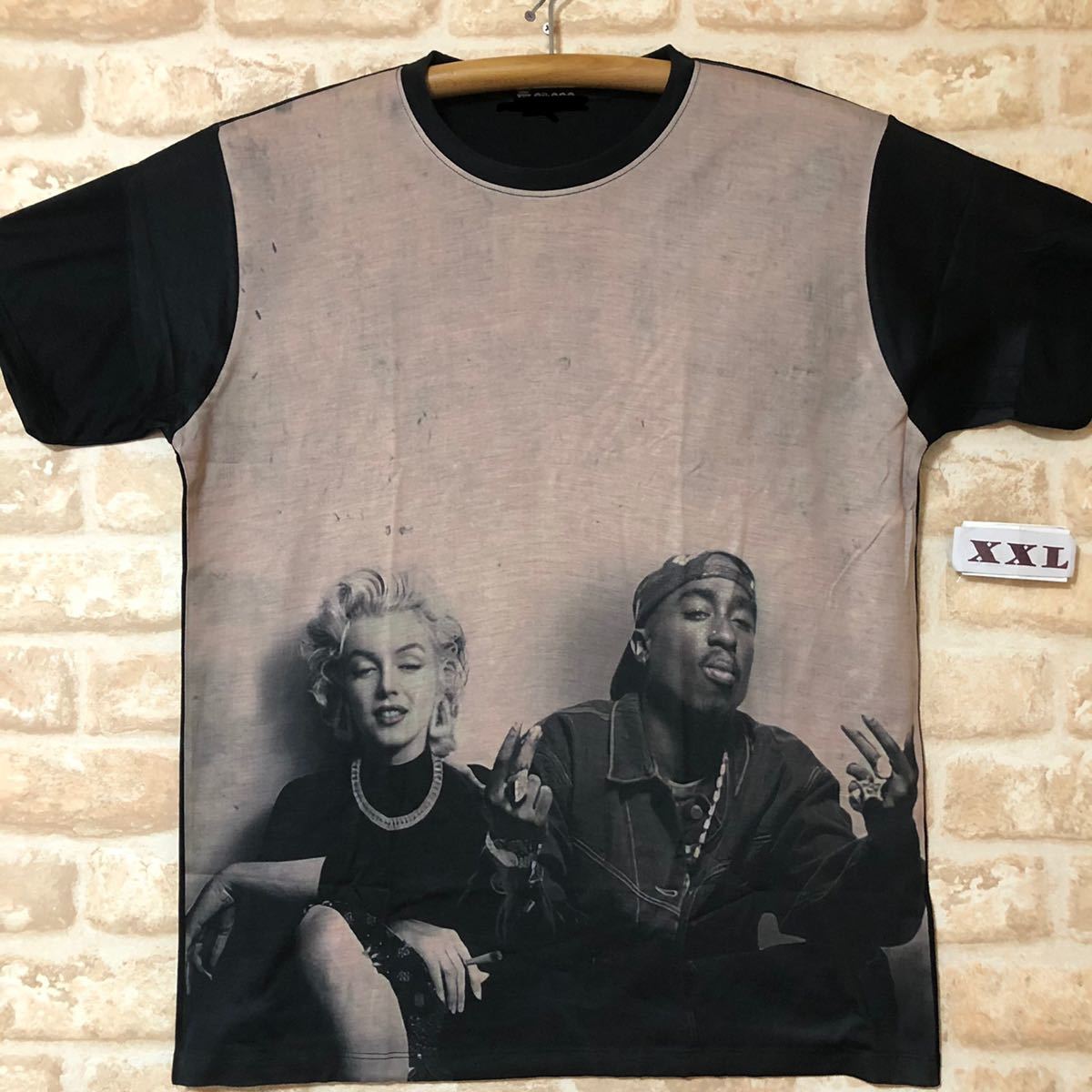 マリリンモンロー　2pac Tシャツ　XXL サイズ　管2826 トゥーパック