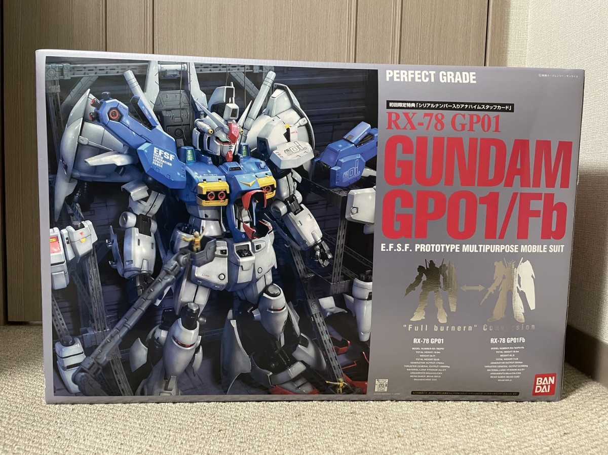 正規販売店】 GP01/Fb PG RX-78 ガンダムGP01/FB フルバーニアン