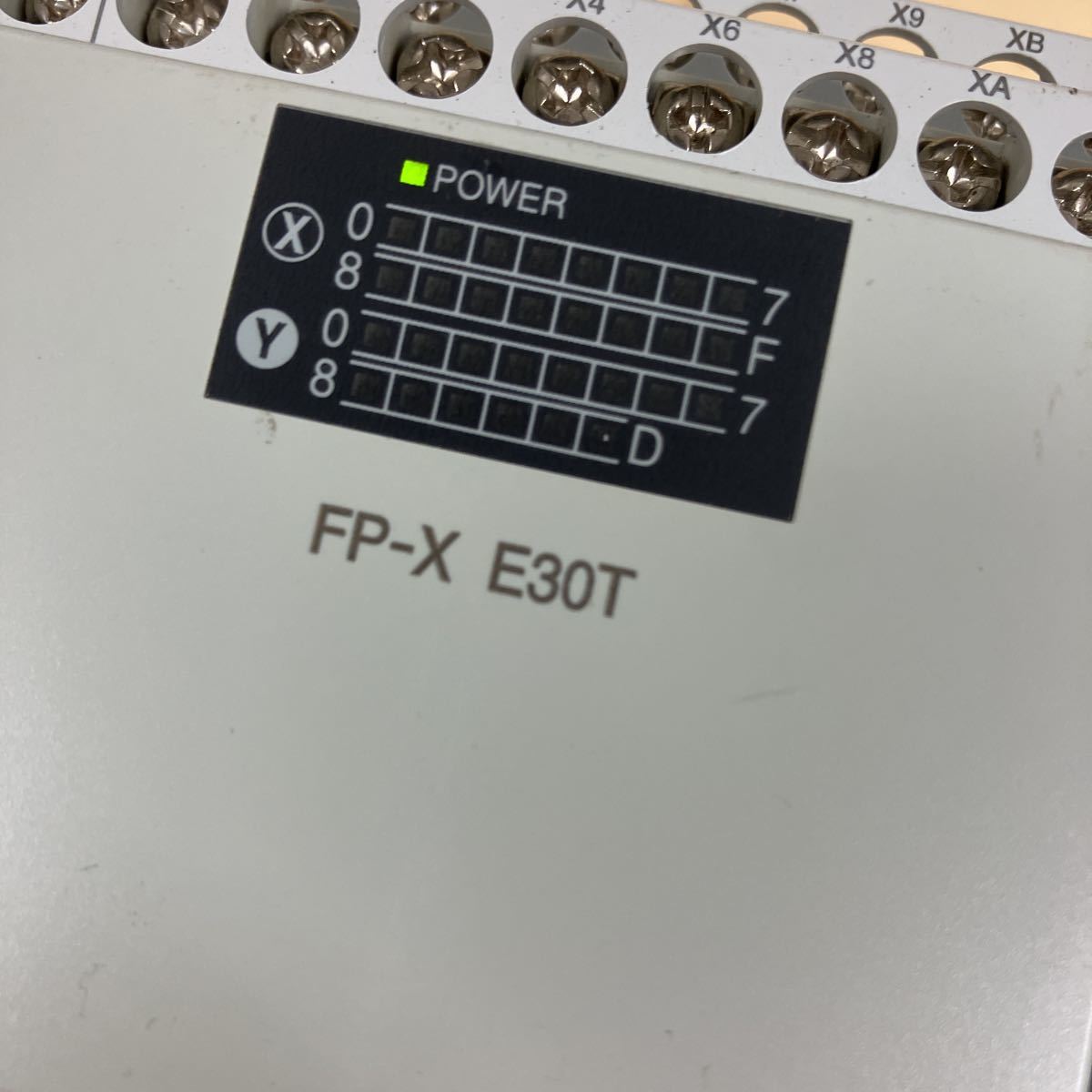 Panasonic　パナソニック　AFPX-E30T　FP-X 増設I/Oユニット　通電確認済み　C-492_画像3
