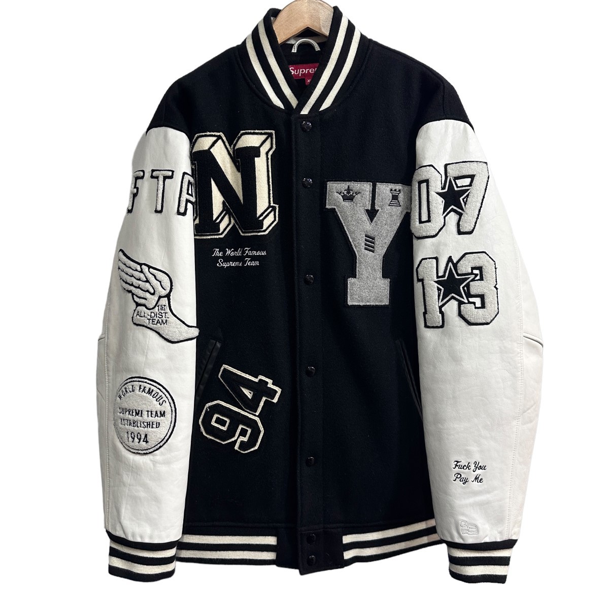 希少】XL シュプリーム SUPREME 06AW All City Baseball Jacket オール