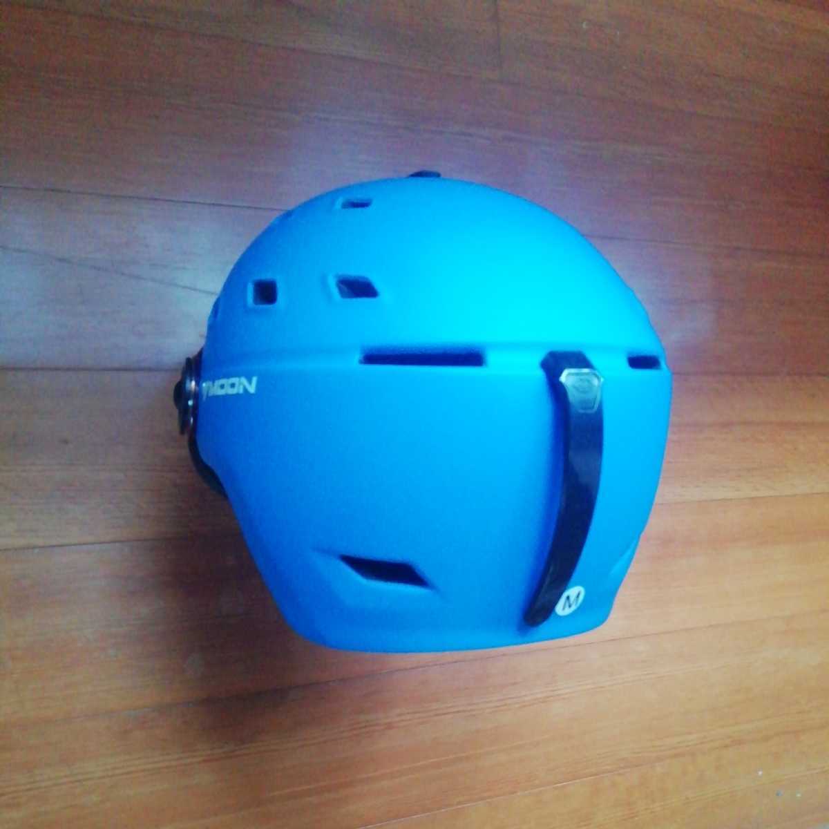 新品未使用 バイザー ヘルメット サイズ M（55cm～58cm）カラー マットブルー スノーボードヘルメット スキーヘルメット ゴーグル _画像7